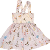 Love Little Bear Jumper Skirt Dress with POCKETS