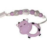 Cow Silicone Teether Chewing Toy Pacifier Clip VARIETY
