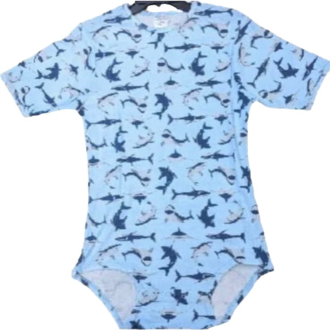 Squishyabdl cotton Shark pattern Bodysuit - Limited Stocked (Special Size chart) Clearance