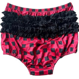 Black & Red Ruffles Matching Bloomers Short