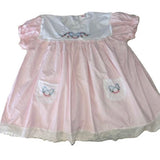 Embroidered BabyDoll Dress Vintage Floral