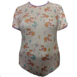 Short Sleeve Sleepy Fox Bodysuit Clearance xxs xs s l