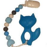 Fox Silicone Teether Chewing Toy Pacifier Clip VARIETY