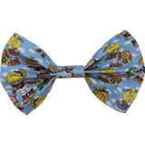 Rainbow Synthetic Leather Hair Bow