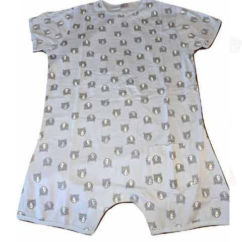 Squishyabdl cotton Blue Bear pattern Romper Onesie - Limited Stocked (Special Size chart) Large only