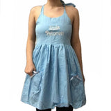 Little Princess Embroidered Halter Dress