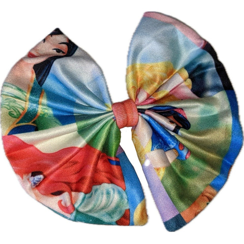 Princess Fabric Hair Bow