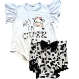 Holy Cow Matching Bloomers Short runs very small check measurements