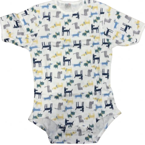 Squishyabdl cotton dog puppy pattern Bodysuit - Limited Stocked (Special Size chart)