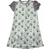 Lil Cute Panda Nightgown Pajamas