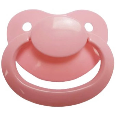 Light Pink New Large Plain Color Adult Pacifier