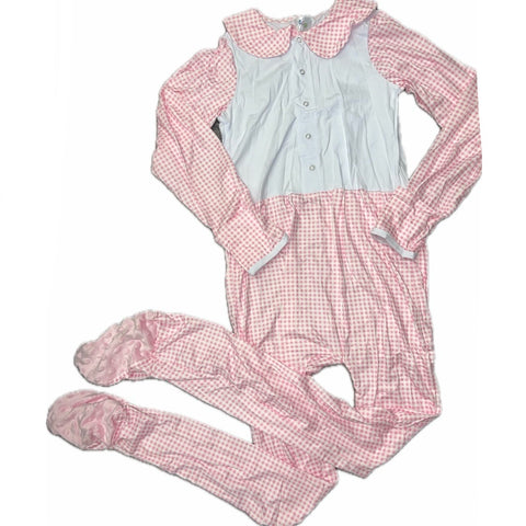 1pc Pink Sleep 'N Play Footed Pajamas