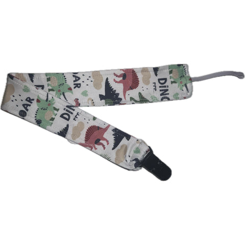 Wild Dino Friends Fabric Pacifier Clips