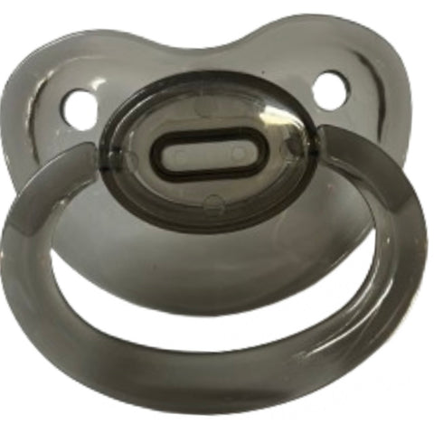 Clear Grey New Large Plain Color Adult Pacifier