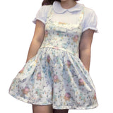 Easter Dinosaur Suspender Skirt Dress