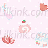 Lil Strawberry Sweeties Suspender Skirt Dress