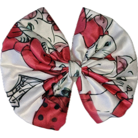 Kitty Fabric Hair Bow