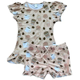 LIL LATTE COFFEE DIAPER SHIRT *