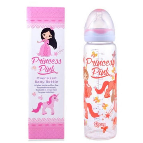 Princess Pink Adult Baby Glass Bottle Rearz