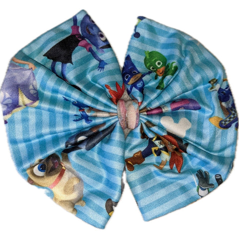 Cartoons Fabric Hair Bow