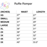 Black & White Baby Ruffle Romper Dress
