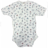 Squishyabdl Cotton Sailboat Bodysuit