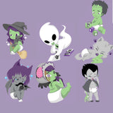 Tiny Terrors Vinyl Stickers