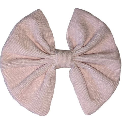 Pink Fabric Hair Bow *