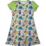 Veggisaurus Dinosaur Night Gown Pajamas