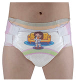 Tykables Purrfect Cafe Diapers ABDL Adult Diaper -1 Single Diaper Sample