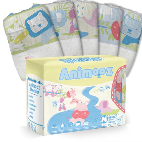 Tykables animoos Diapers ABDL Adult Diaper -1 Single Diaper Sample