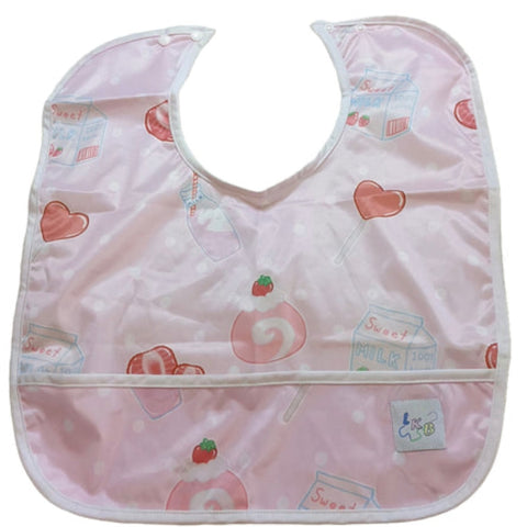 Lil Strawberry Sweeties Water Proof Bib with Pocket