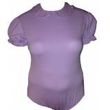 Lil Baby Doll Collared Lavender Bodysuit