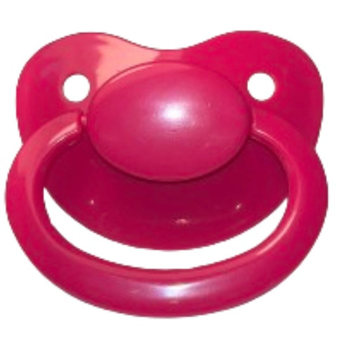 Hot pink New Large Plain Color Adult Pacifier