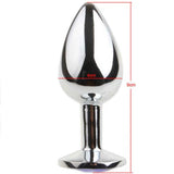 Large Jewelry Heart Stainless Steel Butt Plug