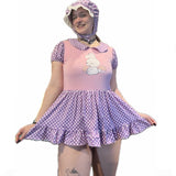 Breakfast Bunny Romper Dress
