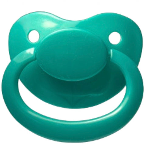 Shimmer Green New Large Plain Color Adult Pacifier