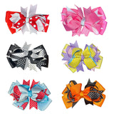 Polka Dot Hair Bow