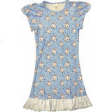 Blue Baby Bunny Nightgown Pajamas