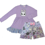 Kawaii Goth Bunny Long Sleeve Dress