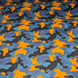 * Clearance Squishyabdl cotton Blue and Orange Camouflage pattern  Bodysuit - Limited Stock (Special Size chart)
