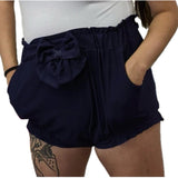 Blue Lightweight Denim Bloomers Shorts