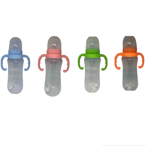 Bottle with removable handles