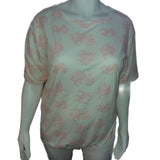 Squishyabdl Pink Flowers Cotton Bodysuit