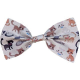 Kitty Cat Synthetic Leather Hair Bow