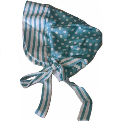 Stripes & Dots Matching Adult Baby Bonnets Hat clearance