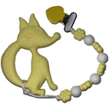 Fox Silicone Teether Chewing Toy Pacifier Clip VARIETY