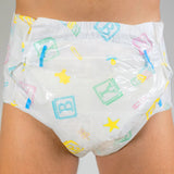 Bambino Classico All Over Print ABDL Adult Diaper Sample