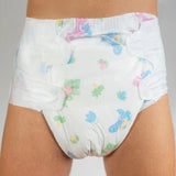 Bambino Magnifico All Over Print ABDL Adult Diaper Sample