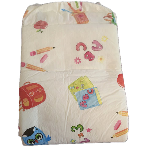 Bambino Skooldoole All Over Print ABDL Adult Diaper Sample *DISCONTINUED*